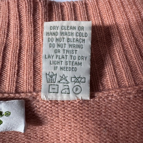 EUC Luxuriously Soft Orvis 100% Cashmere Button-Up Cardigan w/Front Pockets - Picture 7 of 8